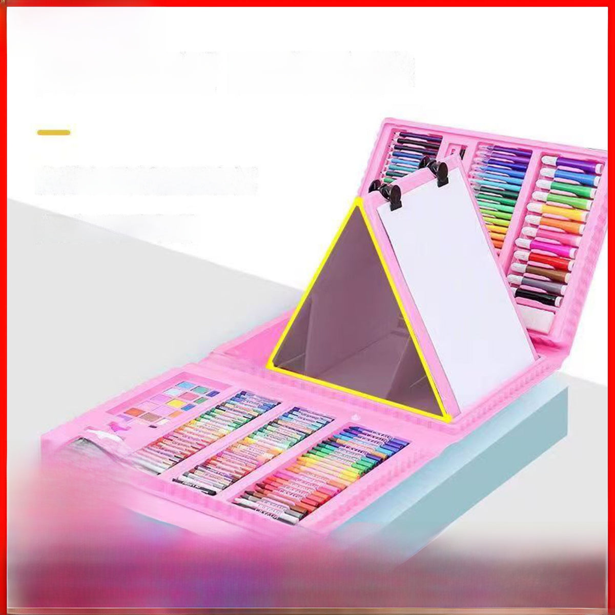 208-Piece Kids Art Set with Sketchpad