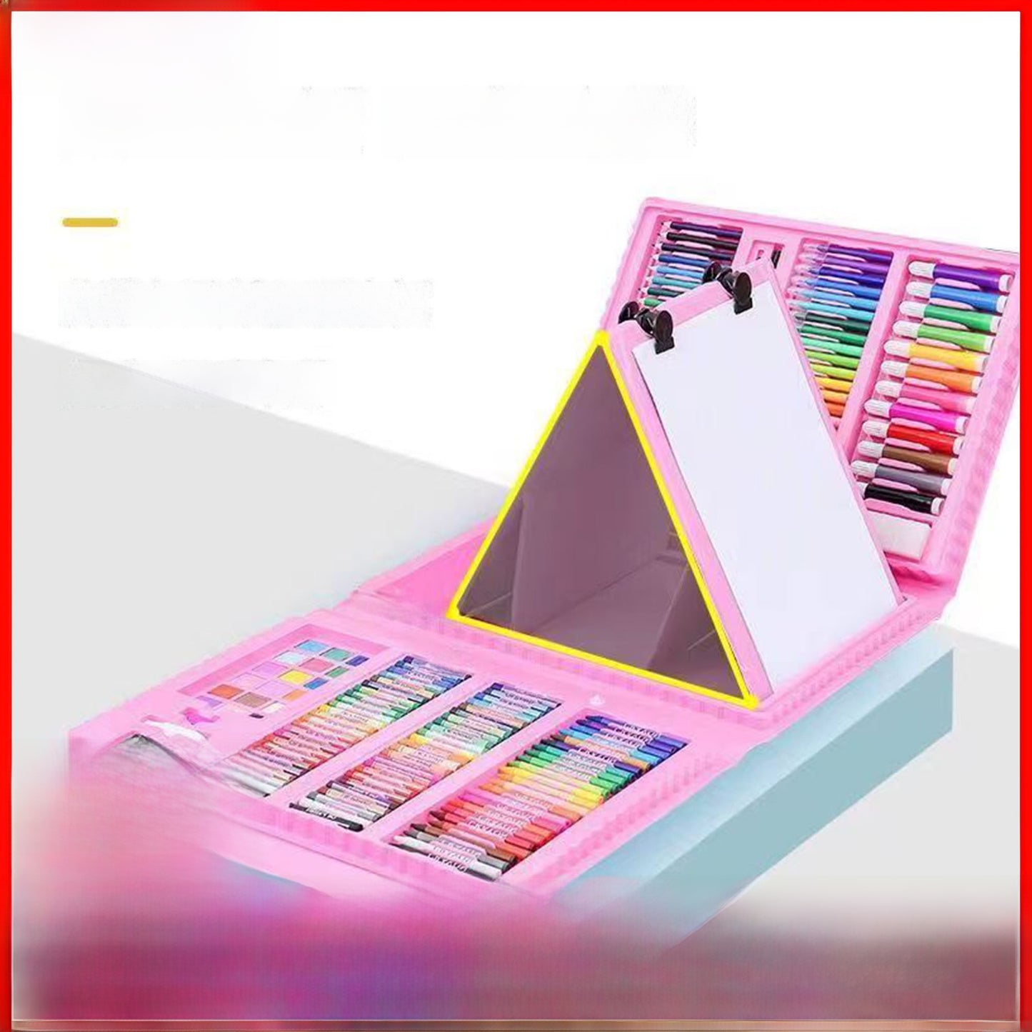 208-Piece Kids Art Set with Sketchpad