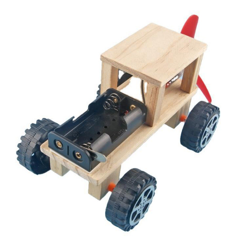 DIY Wind-Powered Car Kit for Kids – STEM Engineering Toy