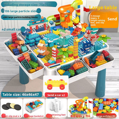 Large Building Block Table for Kids
