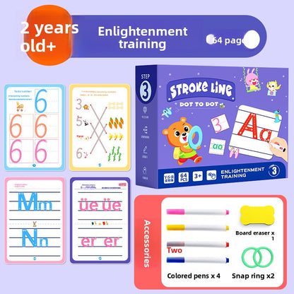 Erasable Pen Control Practice Cards for Kids