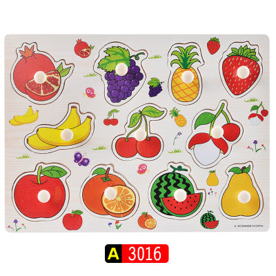 Montessori Wooden Alphabet Puzzle Board