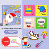 Kids Paper-Cutting Craft Activity Set Character daily necessities scissors
