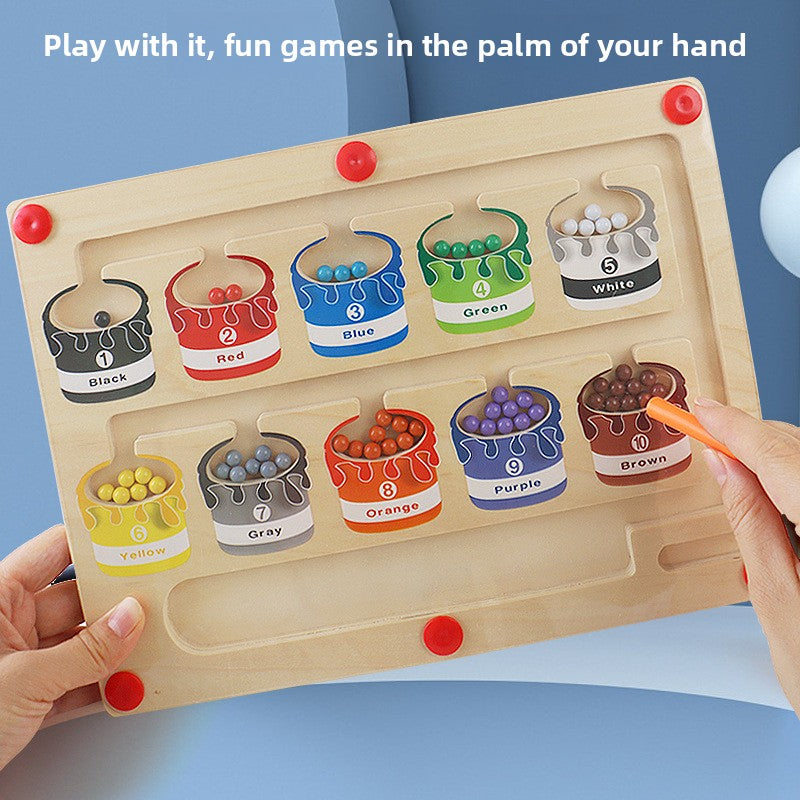 Wooden Magnetic Learning Toy Set