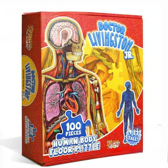 Human Anatomy Floor Puzzle for Kids – 100 Pieces