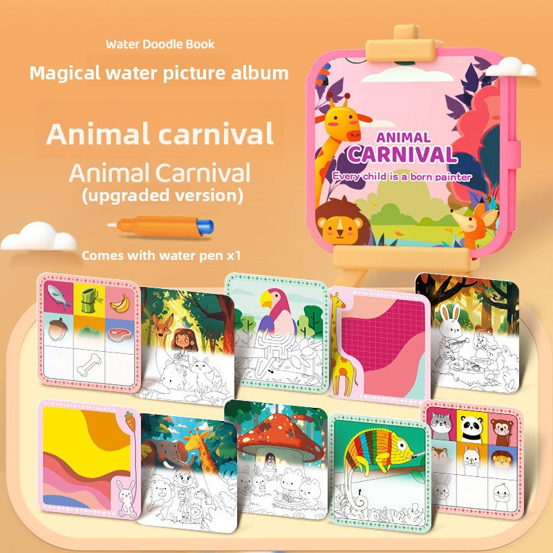 Reusable Water Drawing Book for Kids Forest upgraded version