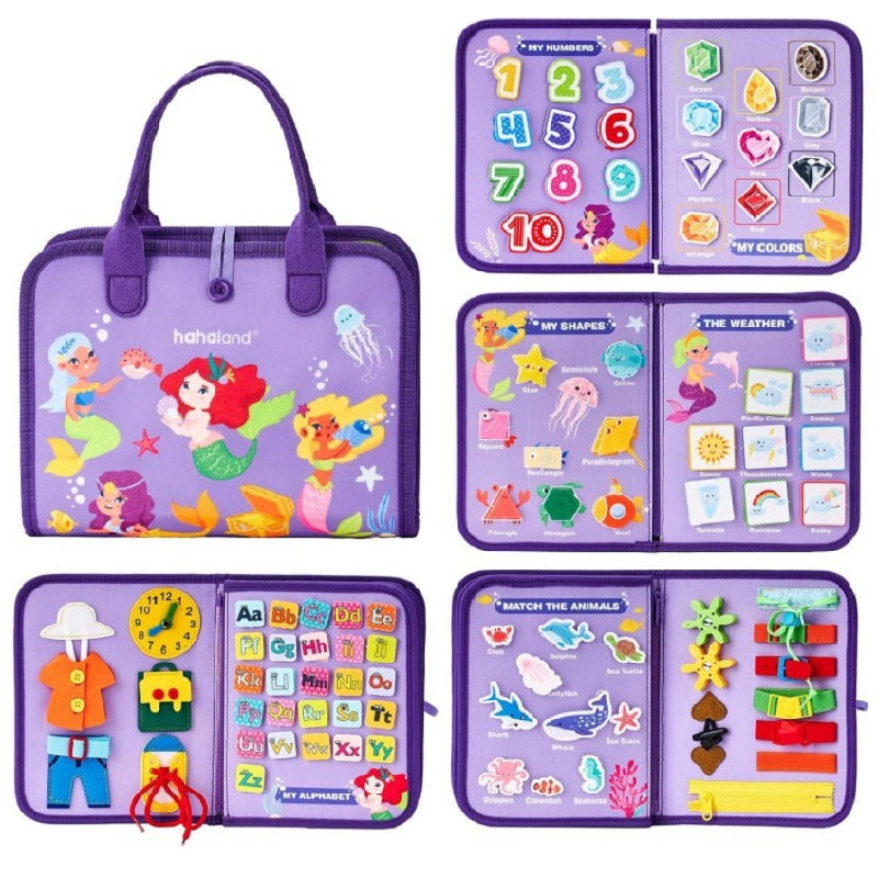 Felt Busy Board and Quiet Book – Theme and Page Options