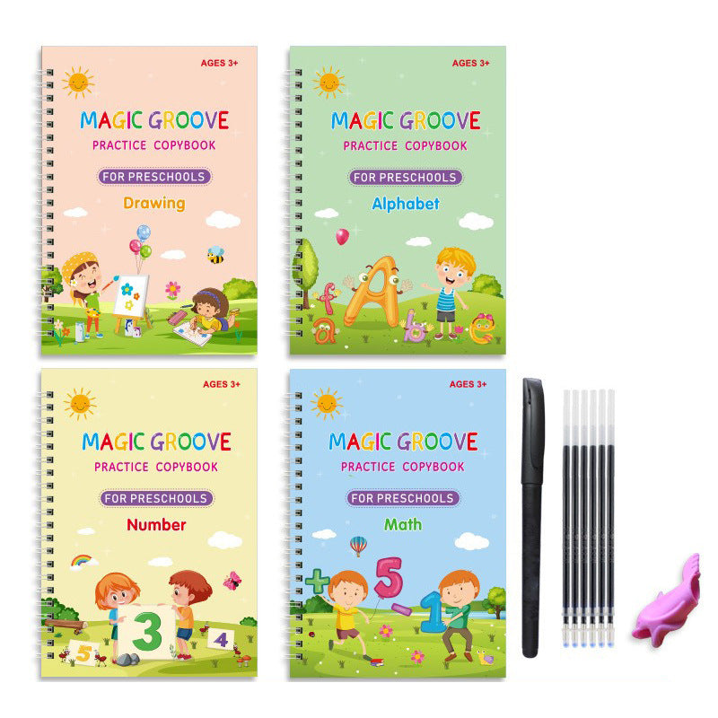 Reusable Groove Handwriting Practice Book