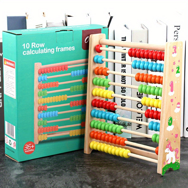 Wooden Abacus Counting Stand – Format Options