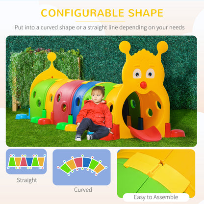 Caterpillar Toddler Tunnel for Crawling, Climbing & Active Indoor-Outdoor Play