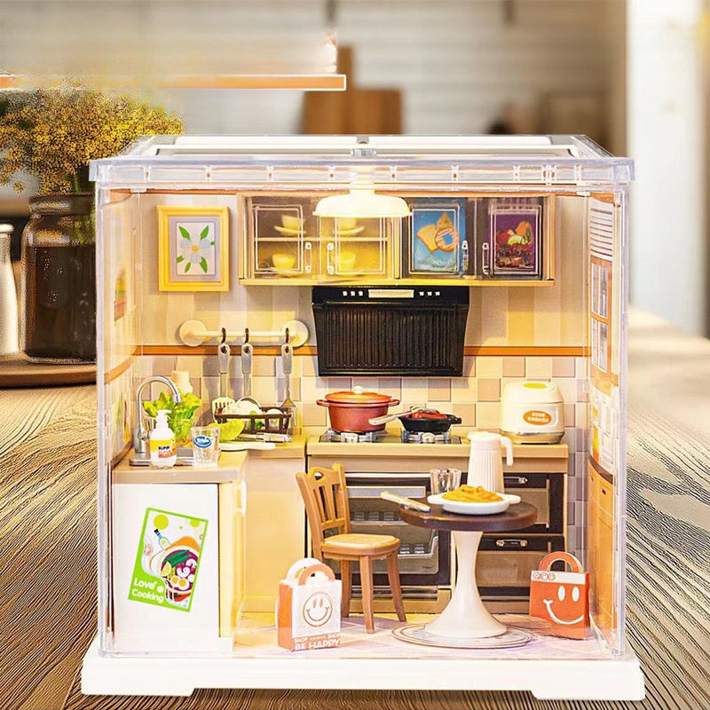 DIY Light-Up Building Block House Kits