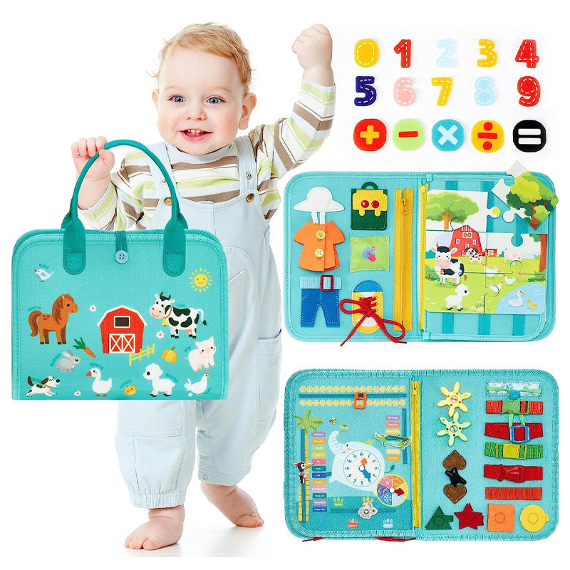 Felt Busy Board – 50 × 50 cm Theme & Page Options