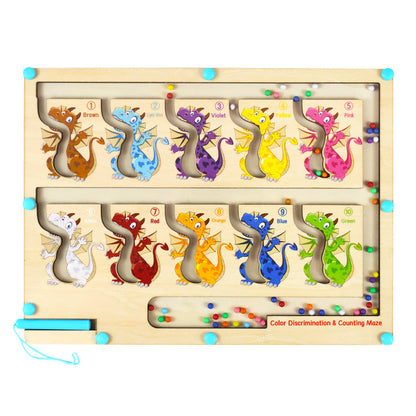 Wooden Magnetic Learning Toy Set