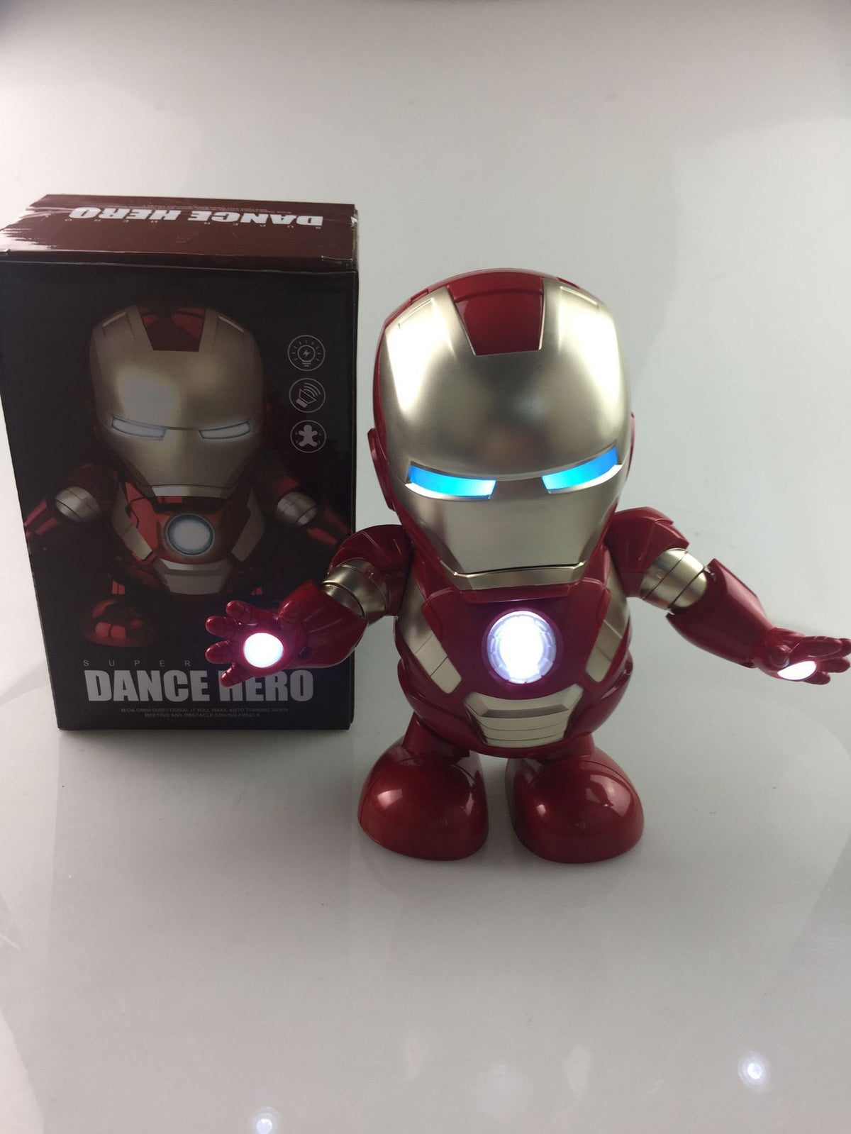 Electric Dancing Robot Toy with Music and Lights 155A Without battery