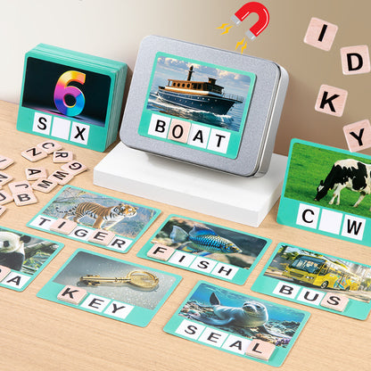 Montessori Spelling Card Game for Early Readers