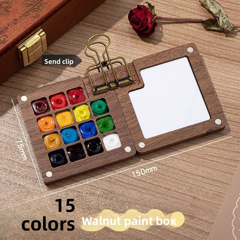Portable Watercolor Paint Box for Kids