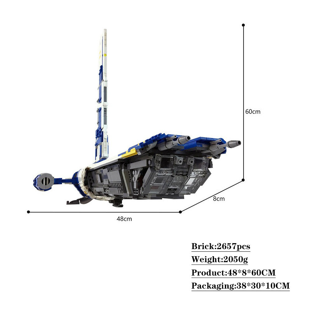 Space Starfighter Building Blocks for Kids