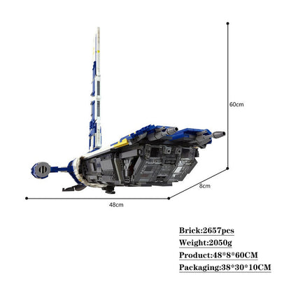 Space Starfighter Building Blocks Set