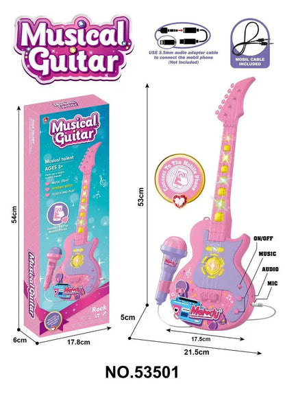 Kids Microphone Toy with LED Lights