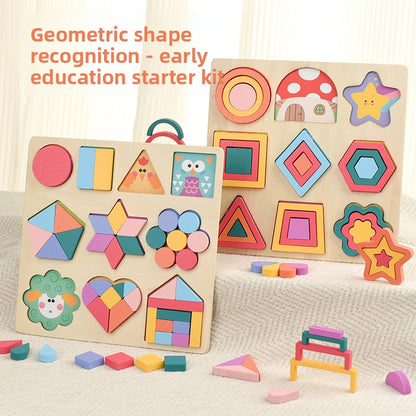 Montessori Shape Puzzle Board for Learning