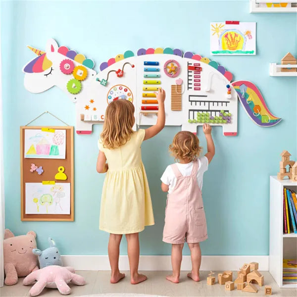 11-in-1 Dinosaur Activity Wall Busy Board