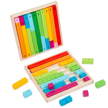 Wooden Montessori Math Sticks – Decimal or Fraction