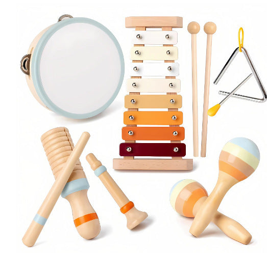 Wooden Orff Music Set for Kids Early Learning