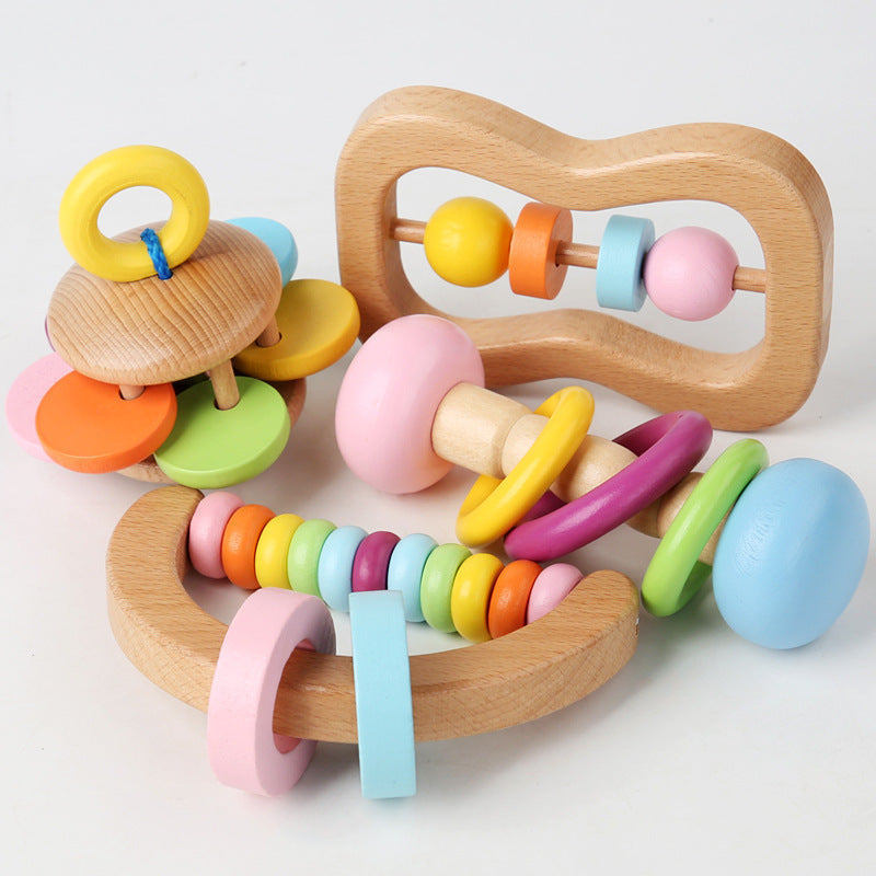 Wooden Rattle Toy for Infants