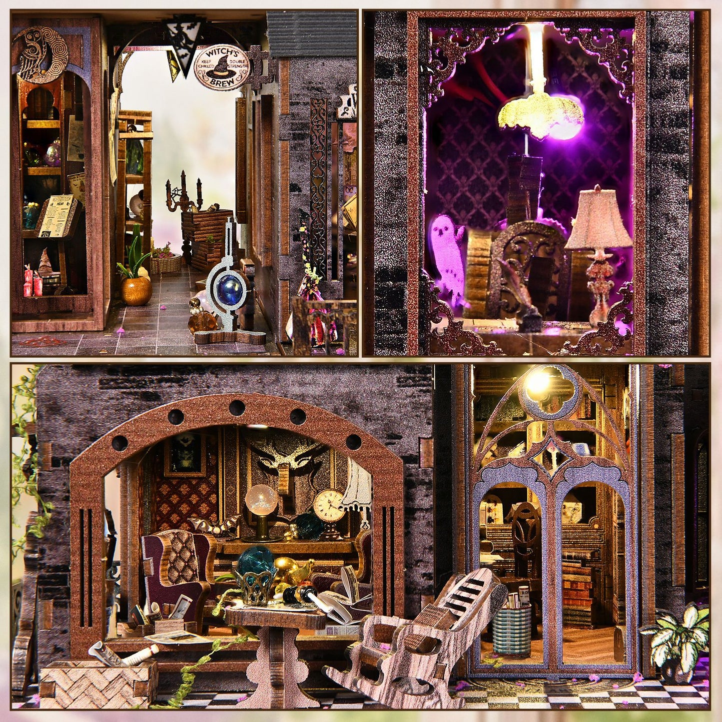Wooden Castle Building Blocks Kit