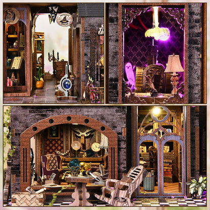 Wooden Castle Building Blocks Kit