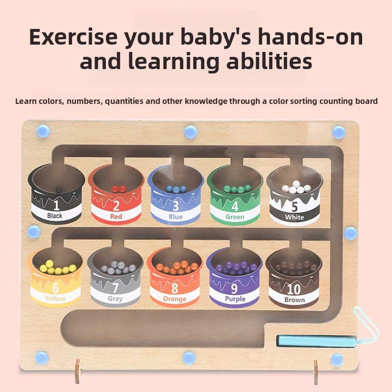 Wooden Magnetic Learning Toy Set