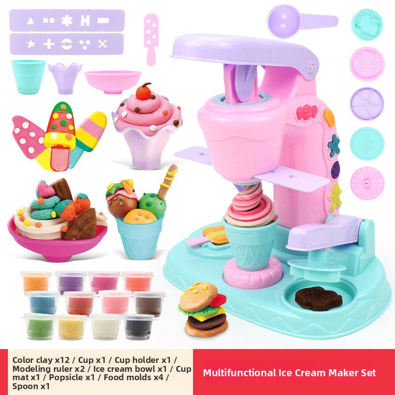 Brain-teasing toy modeling clay set