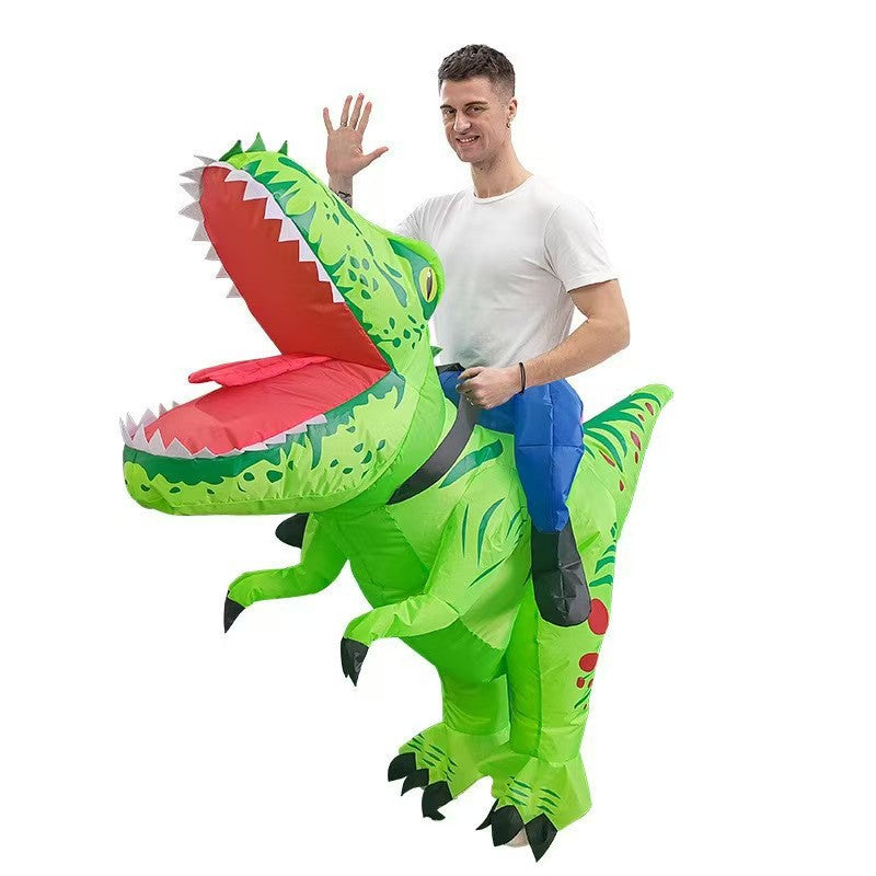Dinosaur Inflatable Costume for Kids and Adults Happy running dragon Adult 150-190cm