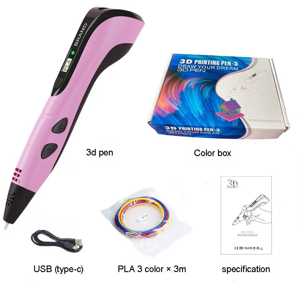 High-Temperature 3D Printing Pen – Adult-Supervised Craft Tool