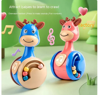 Wobble & Learn: Children's Tumbler Educational Toy for Early Learning! 🦖👶