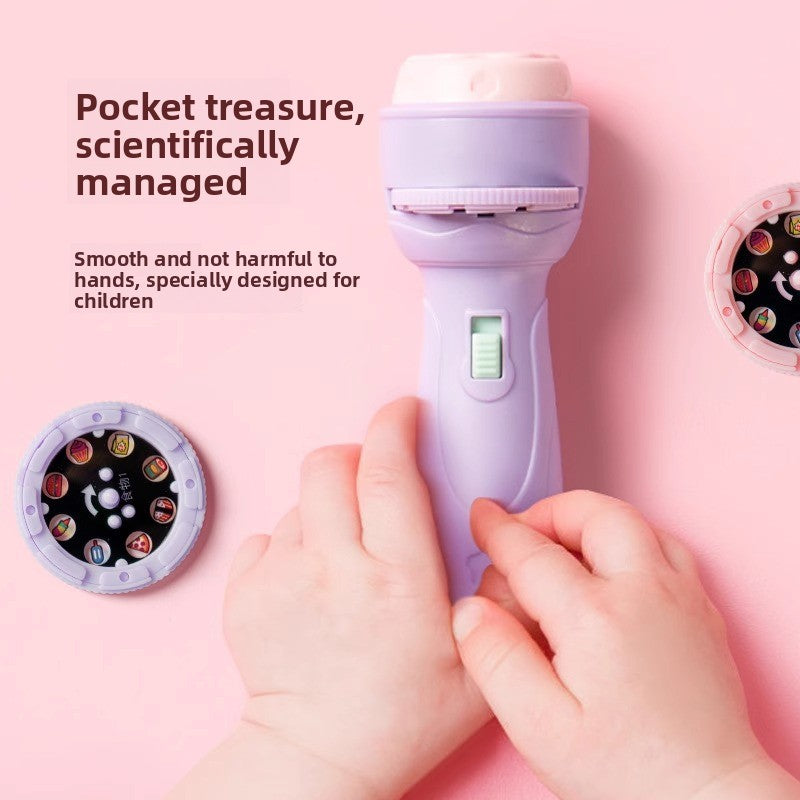 Kids Projection Flashlight Learning Toy