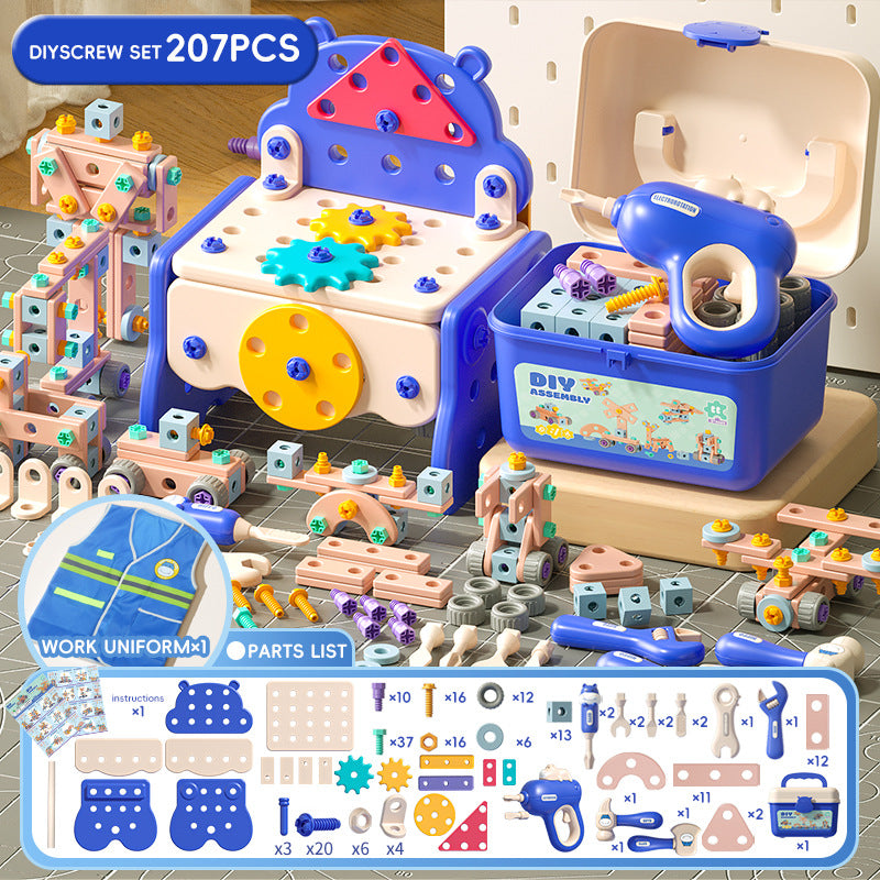 Kids Tool Box Building Toy with Electric Drill