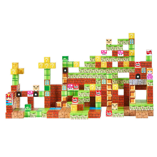 Magnetic Blocks 100 PCS Magnet Blocks Set STEM Montessori Sensory Toys