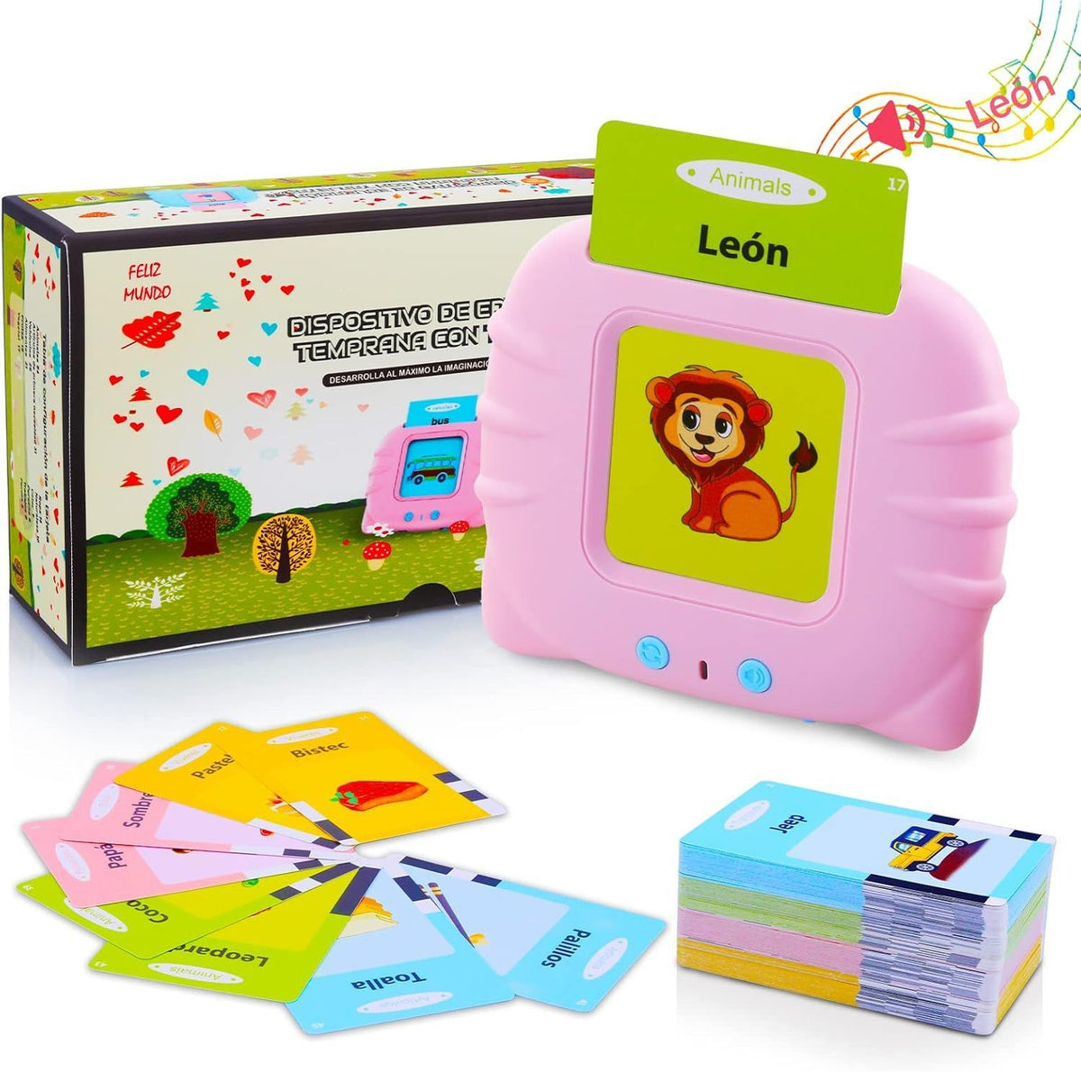 Bilingual Audio Learning Machine Bilingual Pink