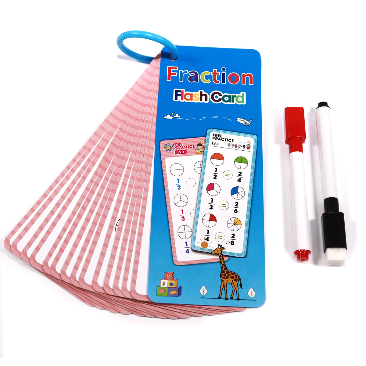 Ring-Bound Math Flash Cards – Operation Options