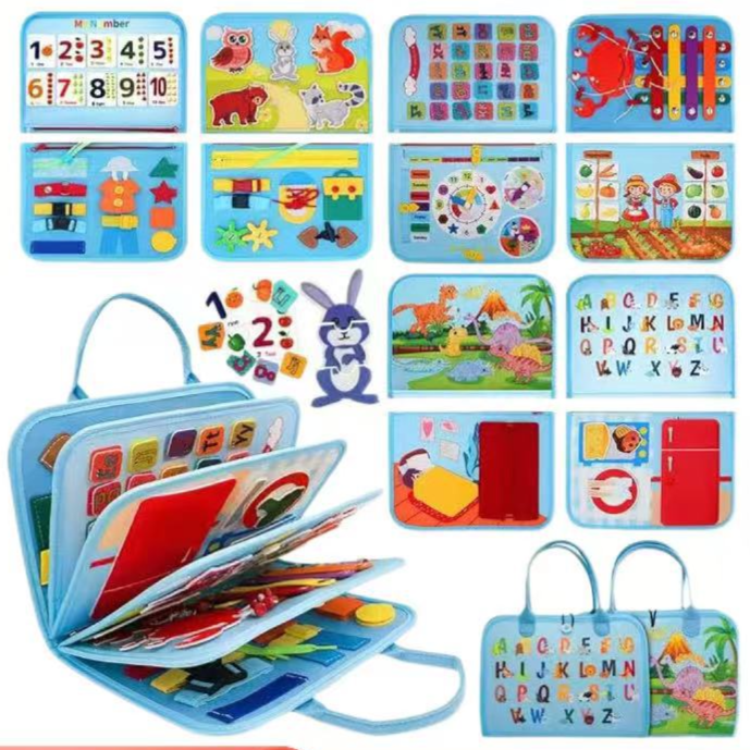 Felt Activity Book Busy Board – Nine Styles