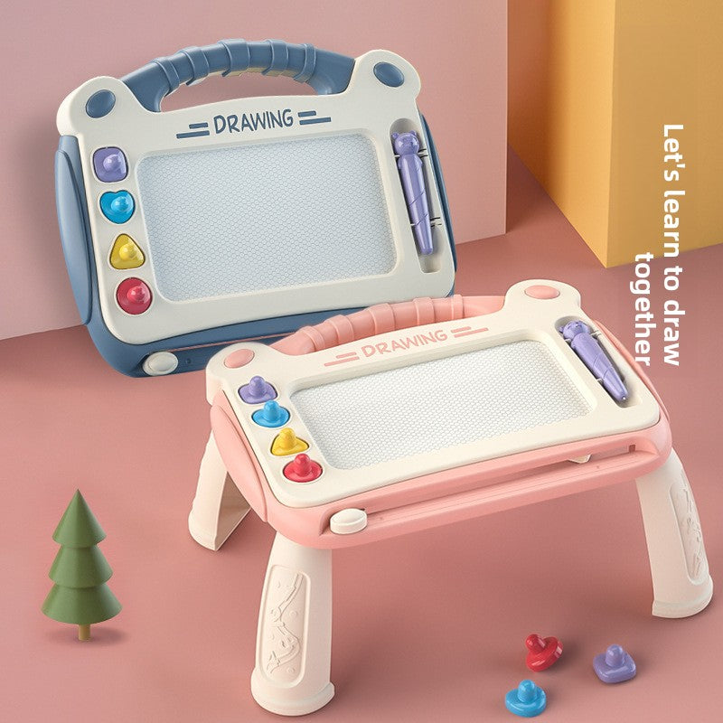 Magnetic Drawing Board for Kids with Pen and Stamps