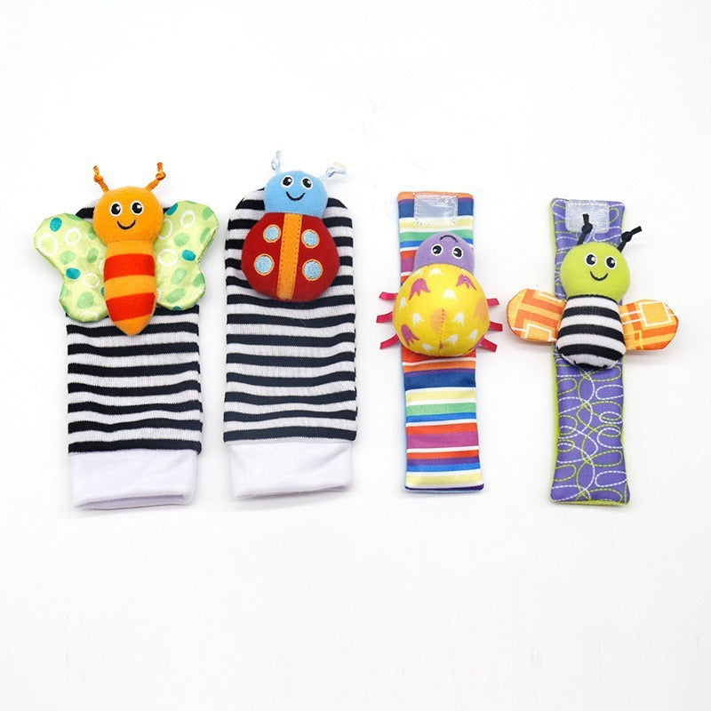 Baby Wrist and Sock Rattle Set