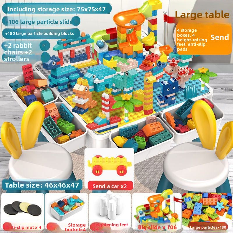 Large Building Block Table for Kids