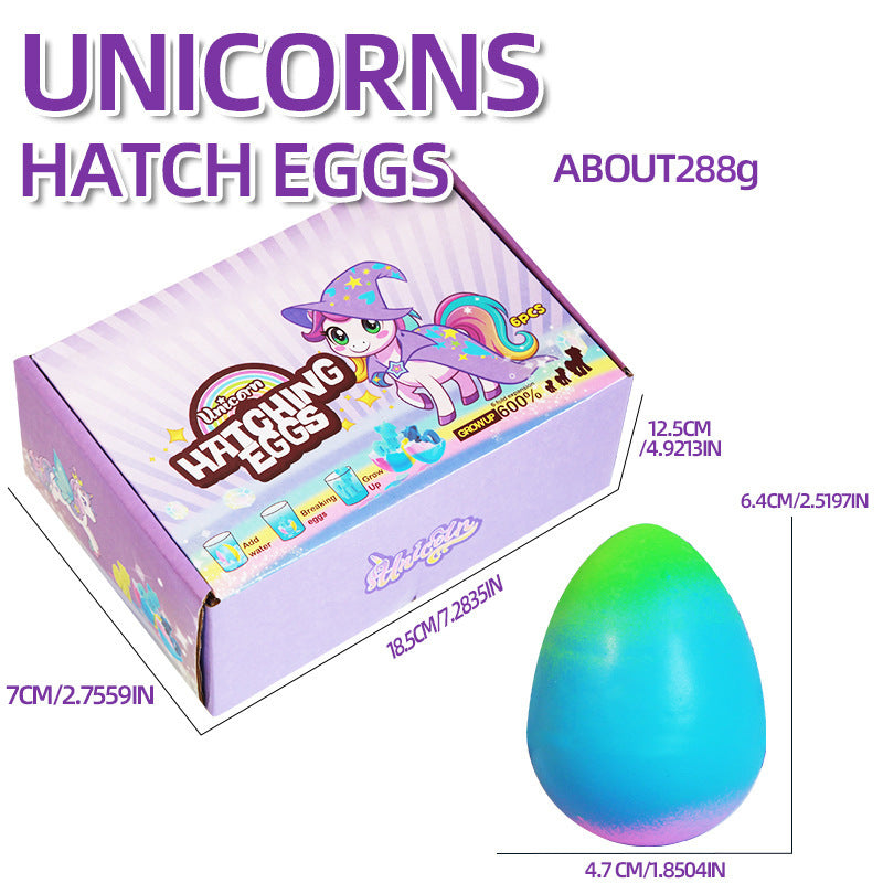 Unicorn Hatching Egg Toy Set Unicorn Hatch Egg Set 6pcs