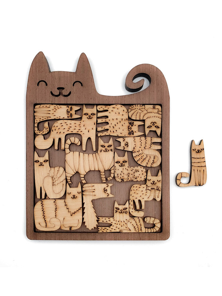 Wooden Animal Puzzle for Kids