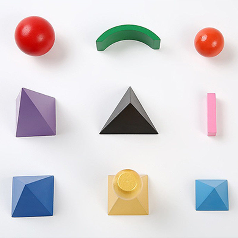 Wooden Montessori 3D Grammar Symbols Set