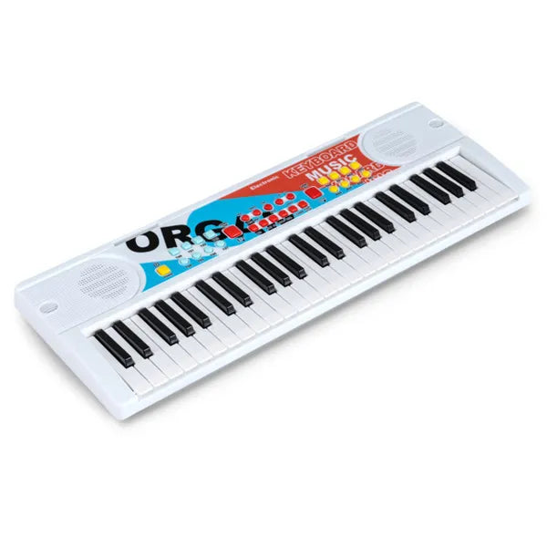 49-Key Kids Electronic Keyboard with Microphone