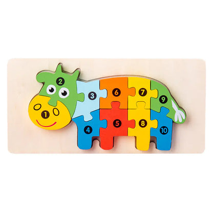 Explore & Learn: Wooden Educational Puzzle Toys for Kids! 🌳🧩