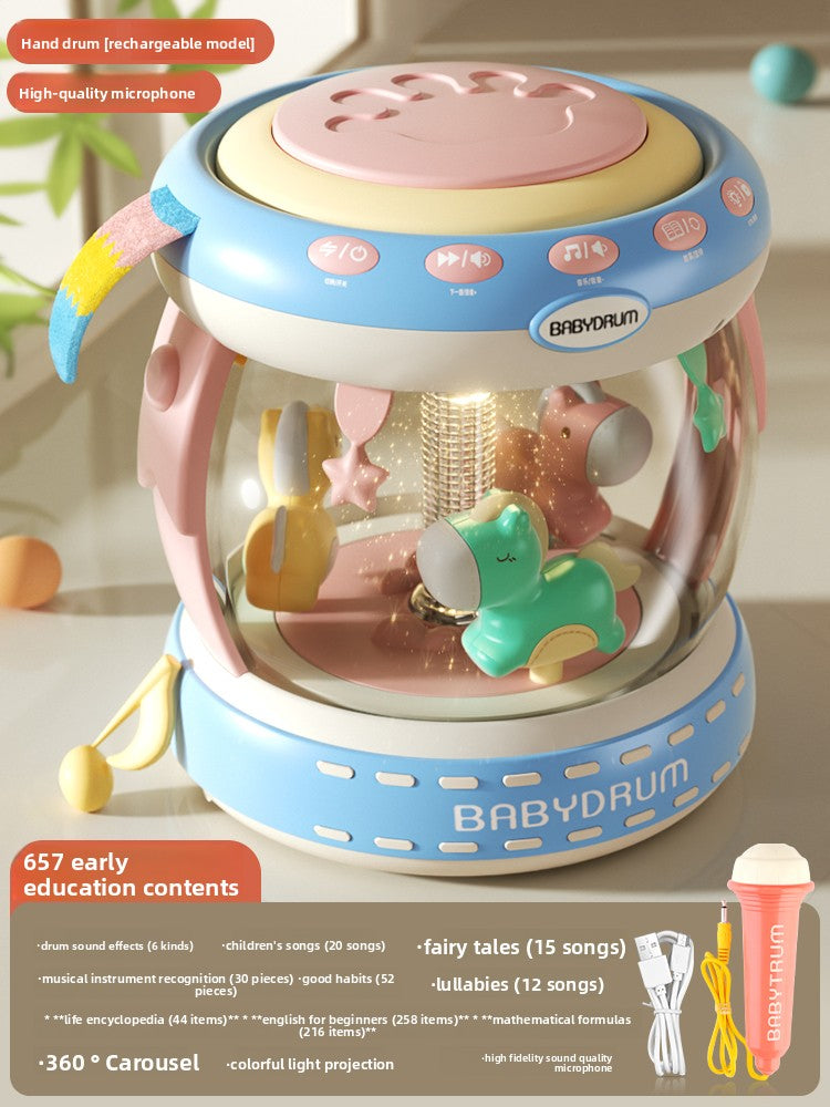 Rechargeable Educational Drum Toy for Babies
